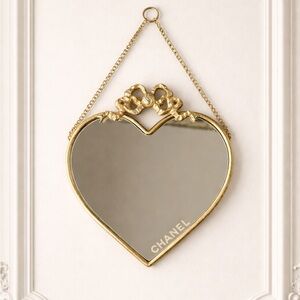 CHANEL Gold Heart Mirror